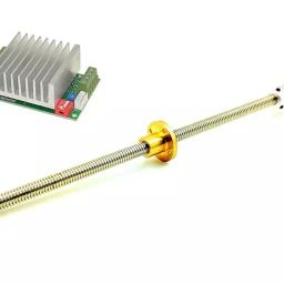 Invento TB6600 Driver + Nema 17 4.2 Kg-cm Stepper Motor + Flexible coupling + 800mm (0.8 mtr)-19