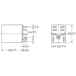 Omron Bi-Power Relay DC 48 V Plug-in terminal, LY2N-D2 DC48-1