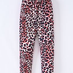 Kookie Kids Full Length Legging Leopard Print - Multicolor-image-105