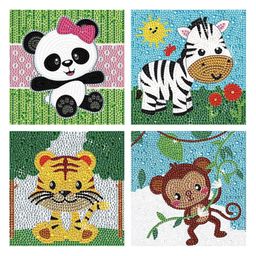 ARCADE TOYS DIY Diamond Painting Sticker Kit for Kids - Colour may vary-10