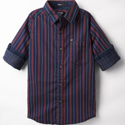 Noddy Full Sleeves Striped Shirt - Red-image-94