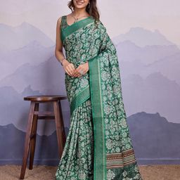 TASRIKA Ethnic Motifs Handloom Bagh Saree-image-13