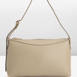 MANGO PU Structured Shoulder Bag-11