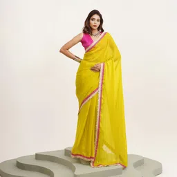 Kalista Embellished Sequinned Satin Saree-image-35