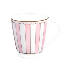 Noritake Pink & White Hand Painted Printed Porcelain Glossy Mugs Set of Cups and Mugs-30