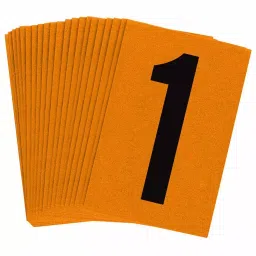 BRADY Engineer-Grade Archivo Narrow Number Label 1 Character included, 14V843 (Pack of 25)-image-80