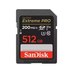 SanDisk Extreme PRO Memory Card SDHC 512 GB Grey & Black, SDSDXXD-512G-GN4IN-8