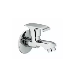 Jabra Washing Bib Cock Bright Series Brass Chrome Finish Wall Mount Silver-image-51