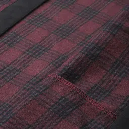 Pierre Carlo Men Checked Open Front Jacket image 3
