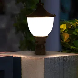 KINIS Black & White Frustrum Shaped Waterproof Light Outdoor Lamp-image-65