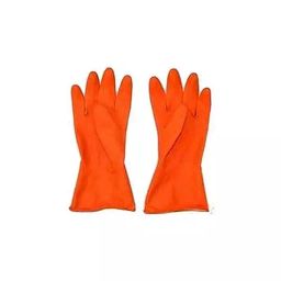Fulcrum Rubber Hand Gloves, Orange Free Size, Household (Pack of 1 Pair)-11