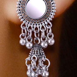 Sangria Silver-Plated Alloy Earrings-image-18