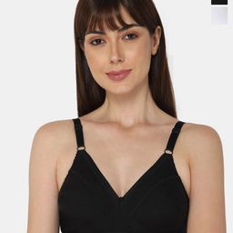 NAIDU HALL Pack Of 2 Medium Coverage Non Padded Cotton Everyday Bra- All Day Comfort-picture-45