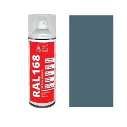 One sixty eight Spray Paint Gloss Finish 400 ml Smoke Grey, RAL 168 - 0550-image-66