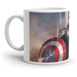 Mr UVD White & Red Graphic Printed Ceramic Glossy Mug 350 ml-image-87