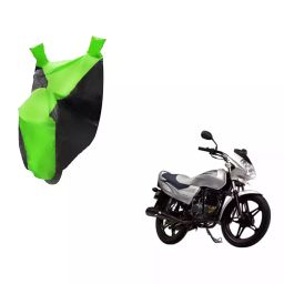 Auto Pearl Waterproof Two Wheeler Cover For LML Freedom Prima (Green & Black)-picture-18