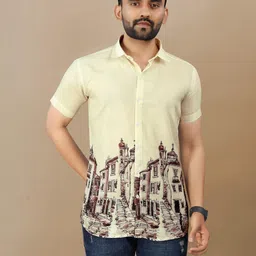 VS MALL Self Design Regular Fit Shirt-image-90