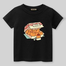 INCLUD Girls Graphic Printed Round Neck T-shirt-image-100