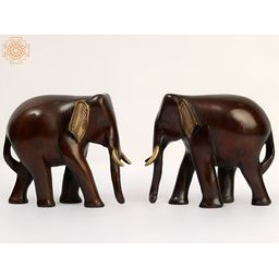 Exotic India Brown Figurine Showpiece-image-40