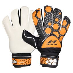 NIVIA Raptor Torrido Goal Keeper Gloves Size Medium - Orange-image-50