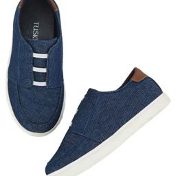 TUSKEY Self Designed Slip On Shoes - Blue-image-69