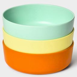 Mi Arcus 100% Melamine Bowl Set Pack of 3 Multicolor-20