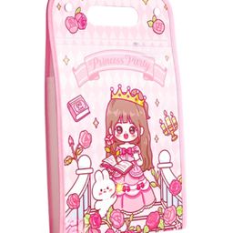 YAMAMA Expanding File Folders Princess Party Theme File Folder With Button Lock And Handle Certificates Holder With 13 Pockets, Office Documents File, A4 Size Expandable Folders For Documents Portable Bag Folder - Multicolor-24