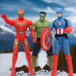 WOW TOYS - Delivering Joys of Life Jumbo Action Figures Toy Set of 3 Super Hero - Multicolour-32