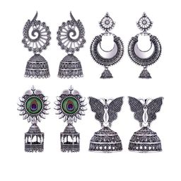 Sangria Silver-Plated Alloy Earrings-62
