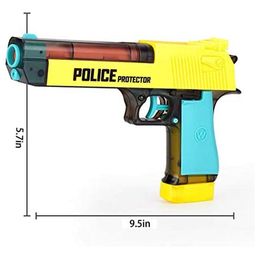 Azhari police 2 in 1 gun soft bullets and water spray multicolor image 3