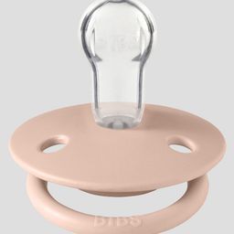 Bibs De Lux Silicone Round Pacifier One Size Nipple Pack of 2 - Ivory/Blush image 3
