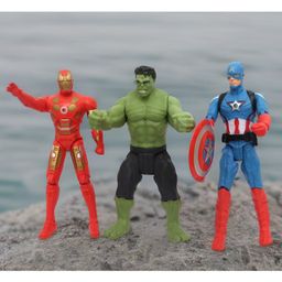 wow toys delivering joys of life WOW TOYS - Delivering Joys of Life Jumbo Action Figures Toy Set of 3 Super Hero - Multicolour image 4