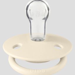Bibs De Lux Silicone Round Pacifier One Size Nipple Pack of 2 - Ivory/Blush image 5