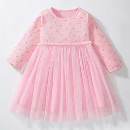 JC SPARKLE Girls Conversational Printed Fit and Flare Dress-image-52