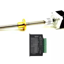Invento TB6600 Stepper Driver + Nema 17 4.2 Kg-cm Stepper Motor + Flexible coupling + 300mm (0.3 mtr)-11