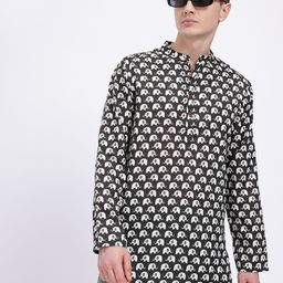 Anouk Rustic Ethnic Motifs Printed Kurta-picture-45