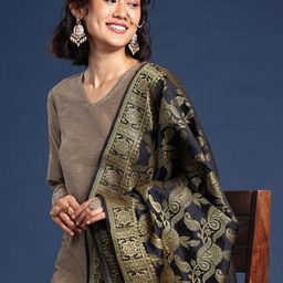 Taavi Ethnic Motifs Woven Design Legacy Dupatta-38