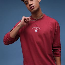 glitchez Heartfelt Edge Oversized Fit Printed T-shirt-picture-30