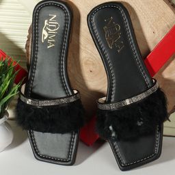 Nidima Women Embellished Open Toe Flats-picture-21
