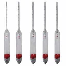 Borosil Density Hydrometer with 2.000-3.000 Specific Gravity Range, 3060005 (Pack of 5)-0