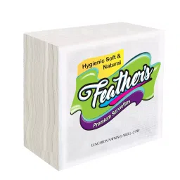 Feather's 400 x 400 mm 2 Ply White Luncheon Napkin (Pack of 3)-image-94