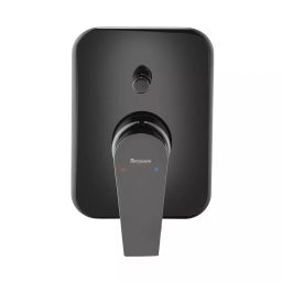 Parryware Ultra High Flow Diverter Upper Trim Praseo Shiny Black Chrome Finish, G5886A5-image-32