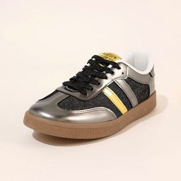 LULU & SKY Women Colourblocked PU Sneakers-43