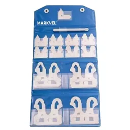Markvel 0.5-13 mm Range Stainless Steel Radius Gauge Set, 403-RG-14
