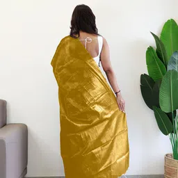 Anouk Tissue Solid Saree image 5