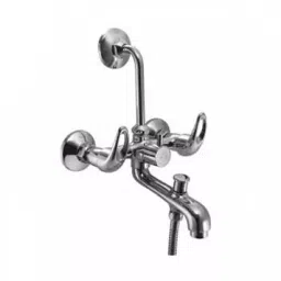 PLUMBER Wall Mixer 3-in-1 with Provision for Both Hand & Overhead Shower, SLR-5111-35