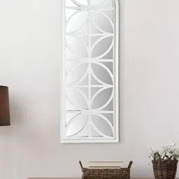 Home Centre Corsica Reflection White Jharokha Decorative Wall Mirrors-image-61