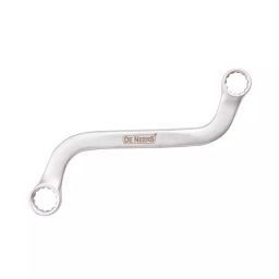 De Neers S-Shape Spanner Elliptical Matt Finish 20x22 Silver Chrome Vanadium Steel, SS20x22-37