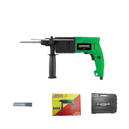 Accurate 850 W 0-850 RPM Rotary Hammer Drill Kit 20 mm Drilling Capacity, ARH-20-6