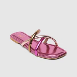 Inc 5 Women Colourblocked One Toe Flats-12